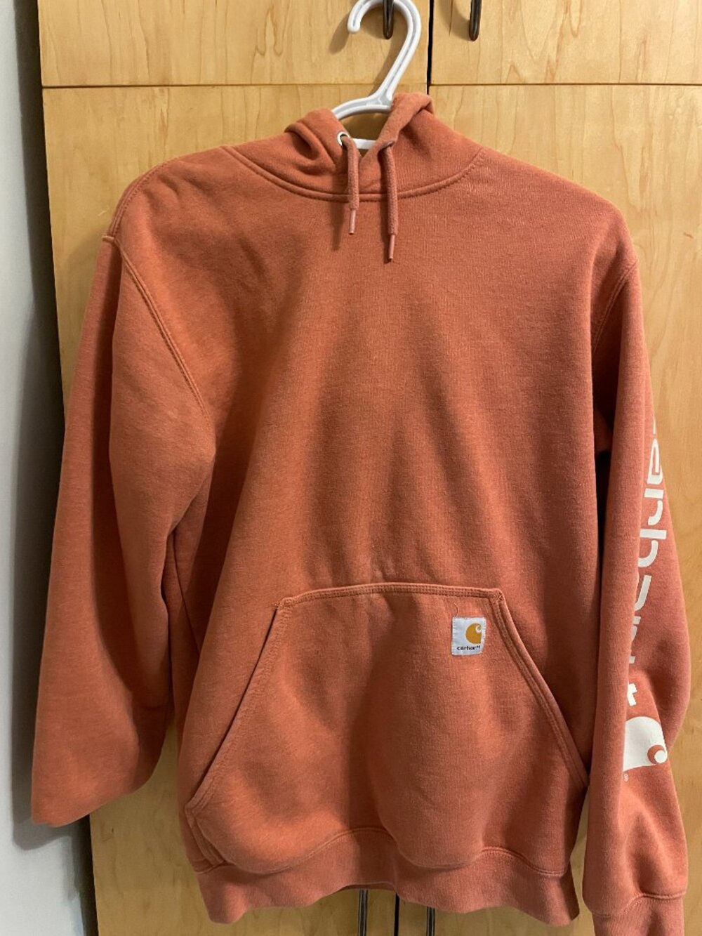 Small Orange Carhartt Sweater for Sale